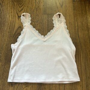 A light pink American Eagle tank top